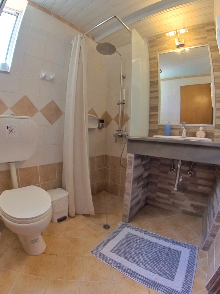 Private bathroom with shower