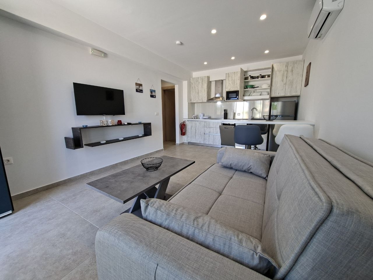 Modern interior of a Luis Pool House